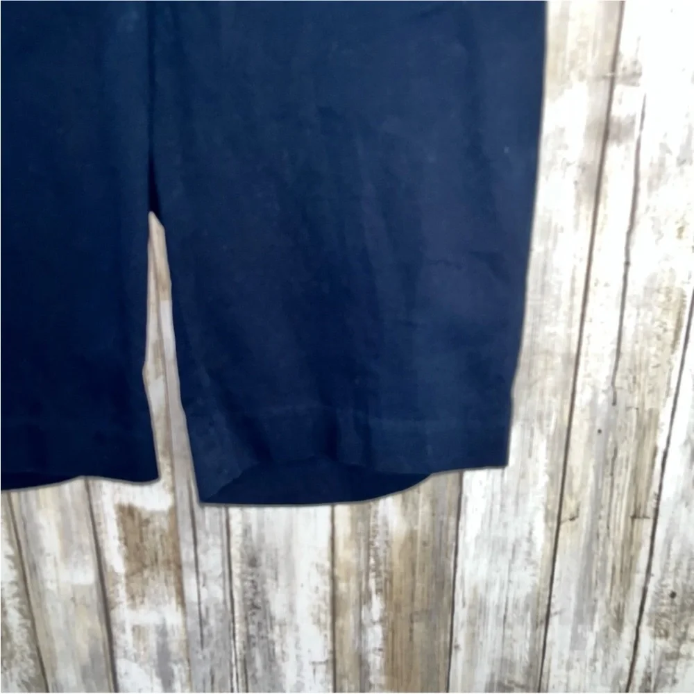 Talbots Navy Knee Shorts - Picture 2 of 5